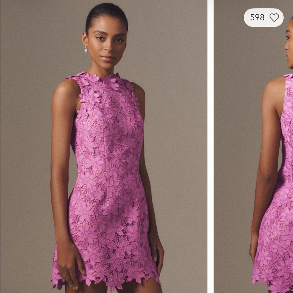 Orchid Lace Sleeveless Dress